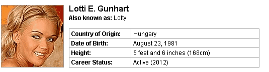 Pornstar Lotti E. Gunhart
