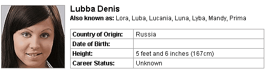 Pornstar Lubba Denis