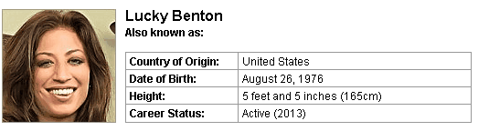 Pornstar Lucky Benton
