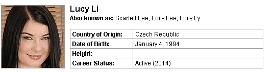 Pornstar Lucy Li