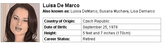 Pornstar Luisa De Marco