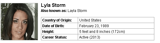 Pornstar Lyla Storm