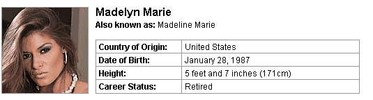 Pornstar Madelyn Marie