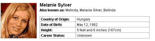 Pornstar Melanie Sylver
