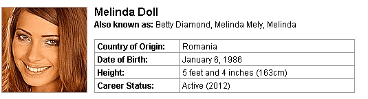 Pornstar Melinda Doll