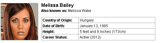 Pornstar Melissa Bailey