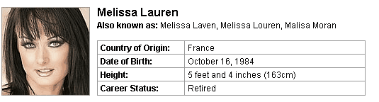 Pornstar Melissa Lauren
