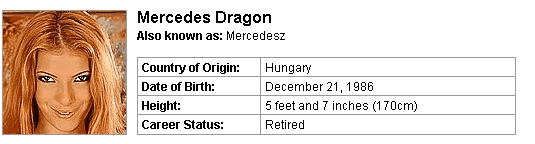 Pornstar Mercedes Dragon