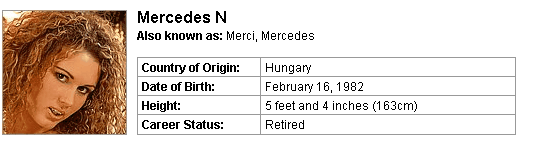 Pornstar Mercedes N