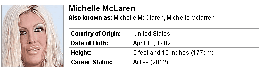 Pornstar Michelle McLaren