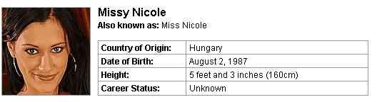 Pornstar Missy Nicole