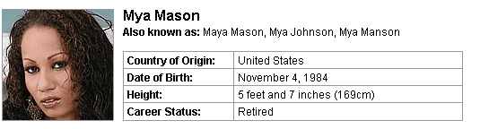 Pornstar Mya Mason