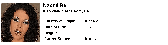 Pornstar Naomi Bell