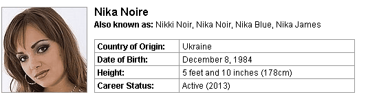 Pornstar Nika Noire