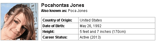 Pornstar Pocahontas Jones