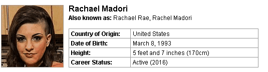 Pornstar Rachael Madori