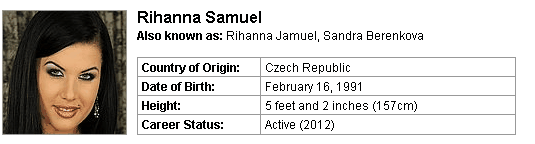 Pornstar Rihanna Samuel