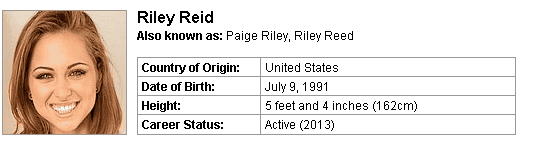 Pornstar Riley Reid