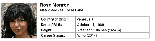 Pornstar Rose Monroe