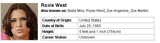 Pornstar Roxie West