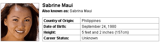 Pornstar Sabrine Maui