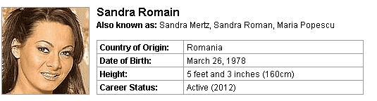 Pornstar Sandra Romain