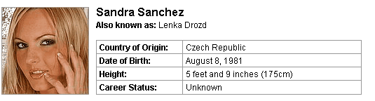 Pornstar Sandra Sanchez