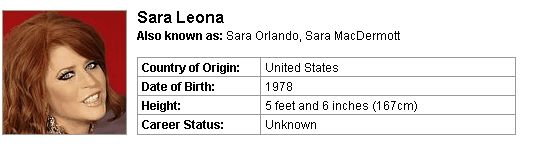 Pornstar Sara Leona