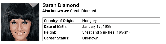Pornstar Sarah Diamond