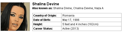 Pornstar Shalina Devine