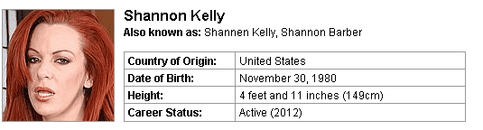 Pornstar Shannon Kelly