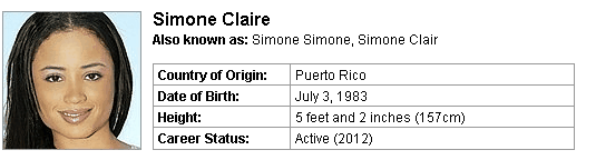 Pornstar Simone Claire