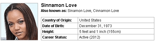 Pornstar Sinnamon Love