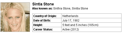Pornstar Sintia Stone