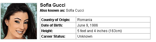 Pornstar Sofia Gucci
