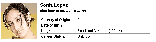 Pornstar Sonia Lopez