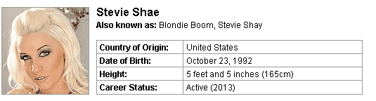 Pornstar Stevie Shae