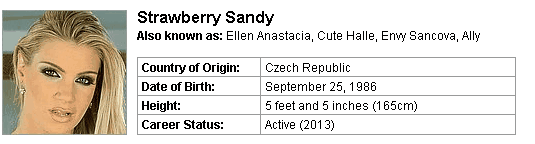 Pornstar Strawberry Sandy