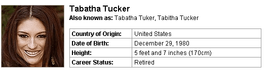 Pornstar Tabatha Tucker