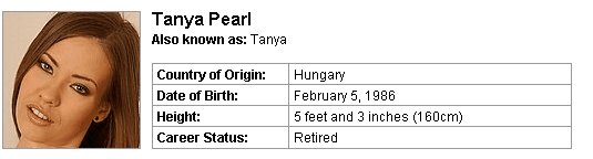 Pornstar Tanya Pearl