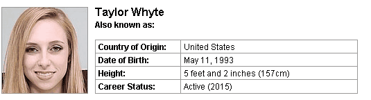 Pornstar Taylor Whyte