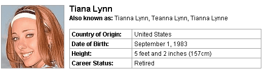 Pornstar Tiana Lynn