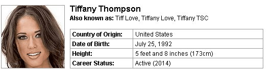 Pornstar Tiffany Thompson