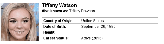 Pornstar Tiffany Watson