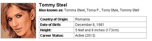 Pornstar Tommy Steel
