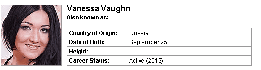 Pornstar Vanessa Vaughn