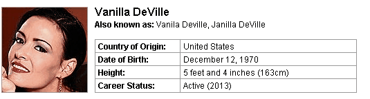Pornstar Vanilla DeVille