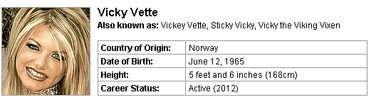 Pornstar Vicky Vette