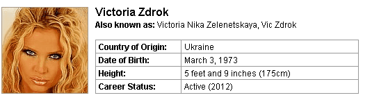 Pornstar Victoria Zdrok