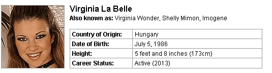 Pornstar Virginia La Belle